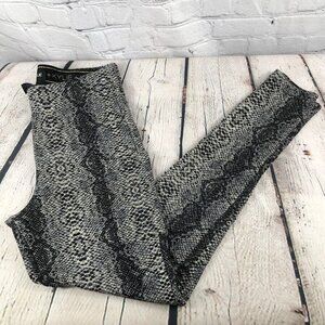 KENDALL + KYLIE Leggings Python Ponte snake skin animal print Pocket Size Small